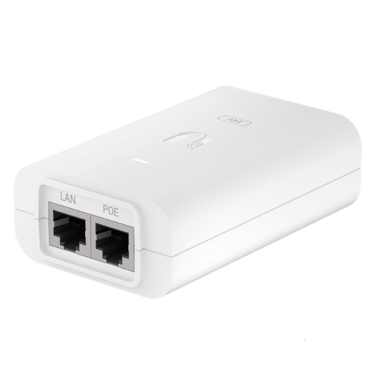ADAPTADOR POE UBIQUITI DE 24 VDC, 1.0 CON PUERTO GIGABIT POE-24-24W-G