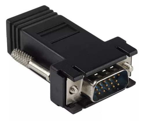 ADAPTADOR VGA A RJ45 60MT CAT5/6 PAR