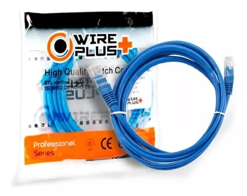 CABLE PATCH CORD CAT6 1MT WIREPLUS