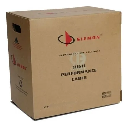 CABLE SIEMON 100% COBRE CAT6 E2 GRIS 9C6M4-E2-RXA