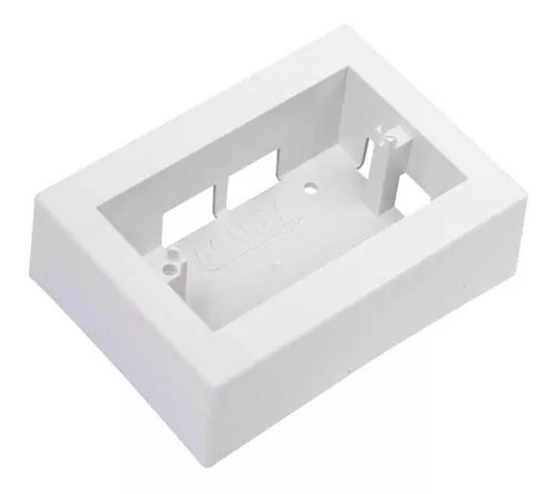 CAJETIN SUPERFICIAL PLASTICO 4X2
