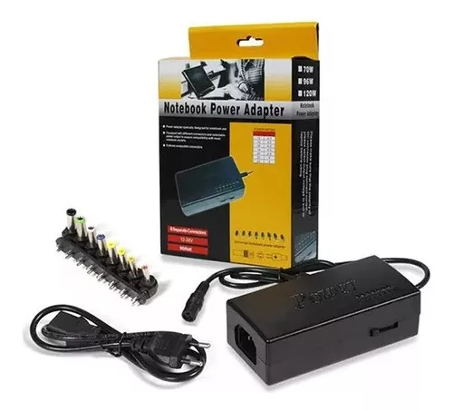 CARGADOR UNIVERSAL DE LAPTOP 12-24V 96W