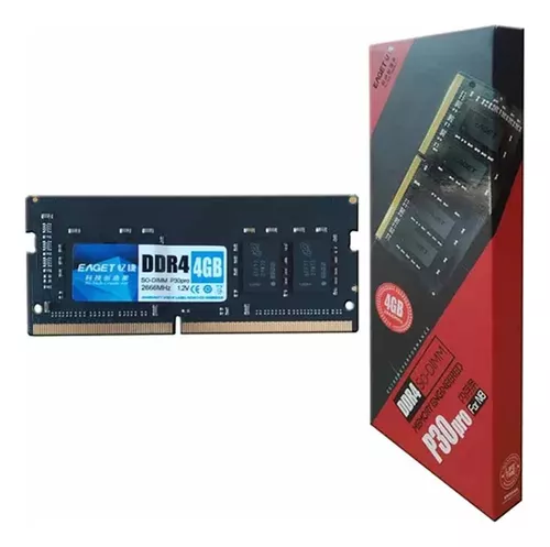 MEMORIA RAM EAGET PARA LAPTOP DDR4 SO-DIMM 4GB 2666MHZ