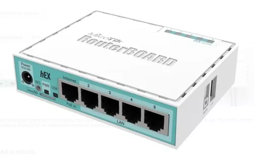 ROUTER MIKROTIK RB750GR3 (heX) 5 Puertos Gigabit Ethernet