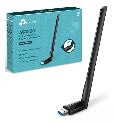 ADAPTADOR DE RED USB TPLINK ARCHER T3U PLUS AC 1300