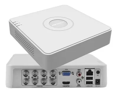 DVR HIKVISION 8CH CANALES 720P 1080P + 2IP 5MP DS-7108HGHI-M1 HIKVISION