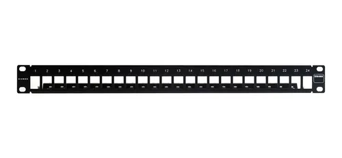 PATCH PANEL SIEMON PRECARGADO CAT6 24 PUERTOS 1U HD6-24B