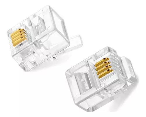 CONECTOR RJ11 WIREPLUS+ 100U