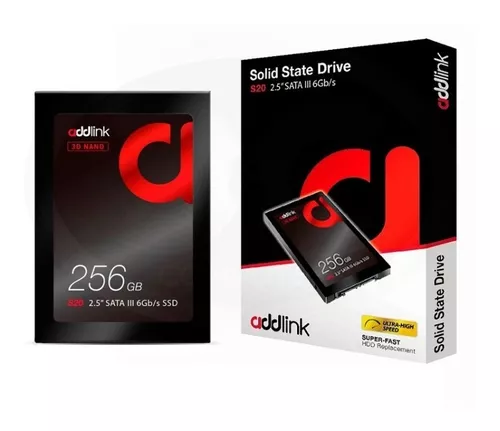 DISCO SOLIDO ADDLINK 256GB SSD 2.5 SATA III 6 Gb/s 33-314C