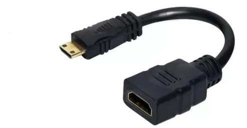 ADAPTADOR MINI UNNO TEKNO HDMI MACHO HDMI HEMBRA AD3005BK
