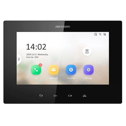 PANTALLA INTERCOM DE INTERIORES 7'' HIKVISION DS-KH6320-LE1