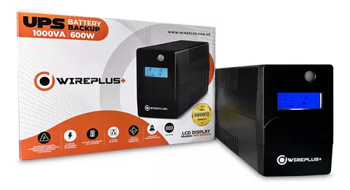 UPS WIREPLUS PANTALLA SMART 1000VA/600W