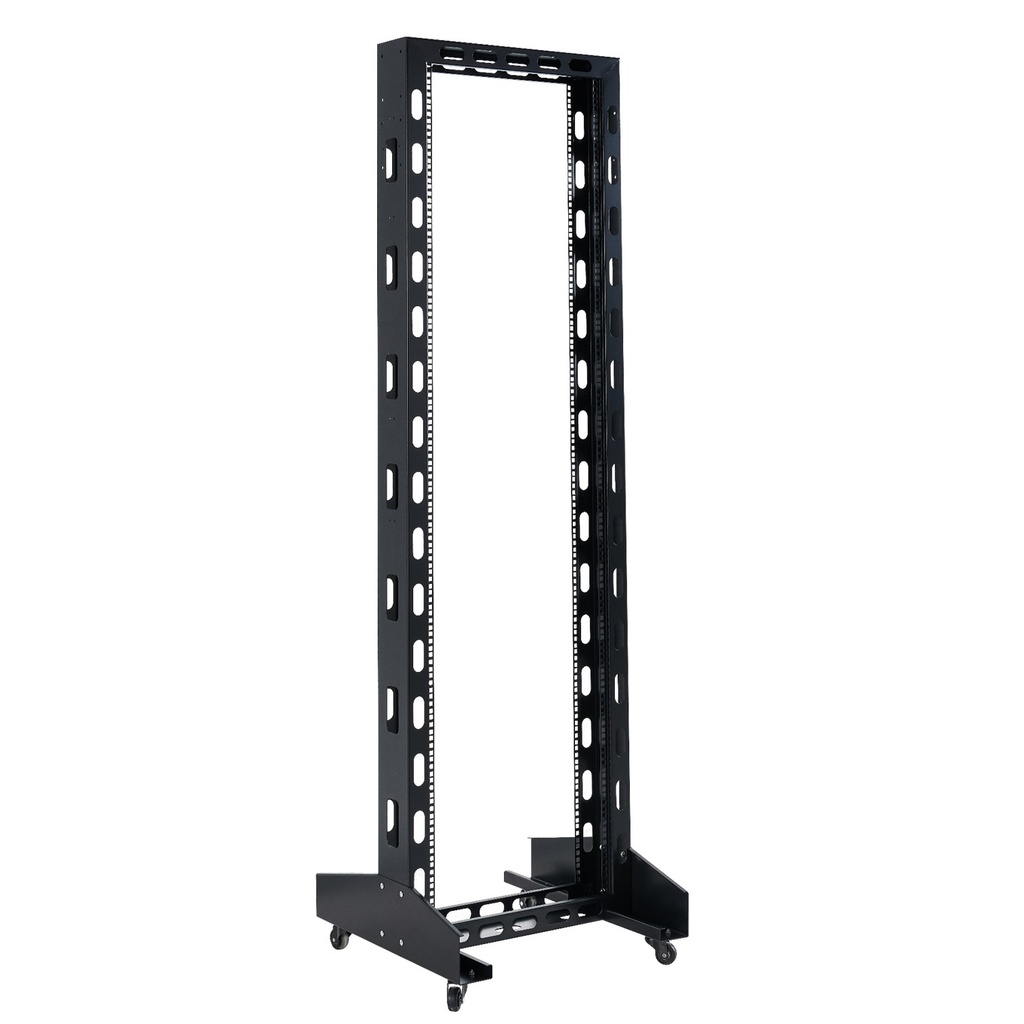 RACK DE PISO ABIERTO CON RUEDAS 42U 2 POSTES 600X2053MM ONLINK