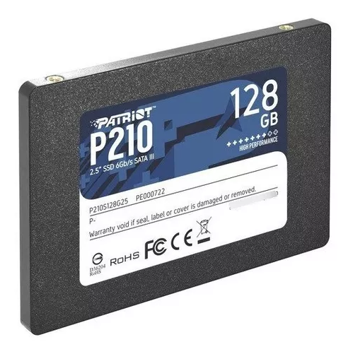 DISCO DURO SOLIDO PATRIOT 128GB SSD 2.5 SATA 3 P210S128G25