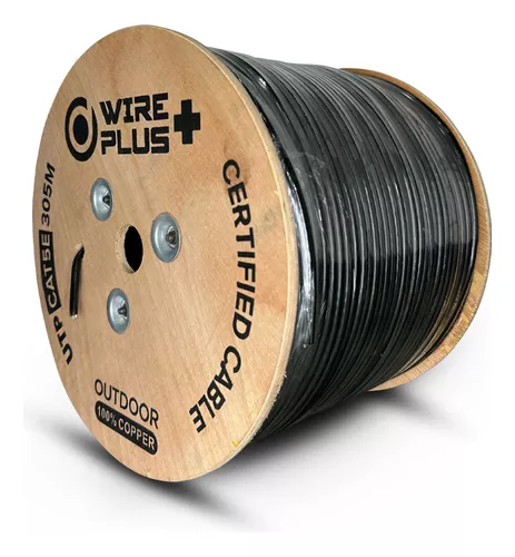 CABLE UTP WIREPLUS+ OUTDOOR CAT5 100% COBRE 305m