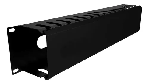 ORGANIZADOR DE CABLES HORIZONTAL 2U 19" METALICO CON TORNILLOS Y TUERCAS ONLINK OHM2U