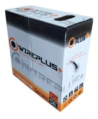 CABLE UTP WIREPLUS+ OUTDOOR CAT5 100% COBRE 100m