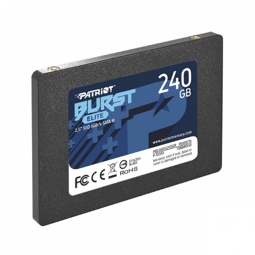 DISCO DURO SOLIDO PATRIOT 240GB SSD 2.5" 3D NAND SATA 3 BURST ELITE