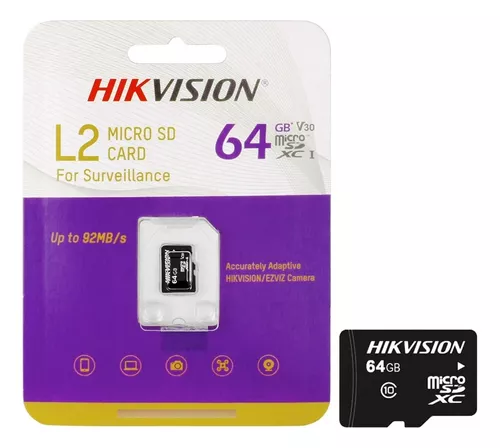 MEMORIA MICRO SD 64GB HIKVISION HS-TF-L2-64G