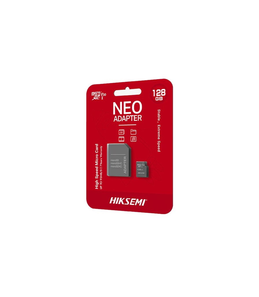 MEMORIA MICRO SD 128GB HIKSEMI HS-TF-C1 CLASE 10 UHS-I CON ADAPTADOR