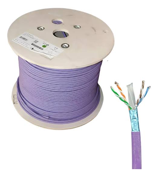 CABLE SIEMON 100% COBRE CAT6A F/UTP VIOLETA 305METROS 9A6L4-A5