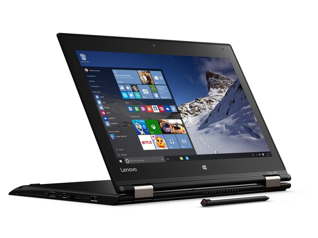 LAPTOP LENOVO THINKPAD YOGA 260 CORE i3-6th Gen 2.40Ghz 4GB RAM 128GB SSD Display 13" Touchscreen CLASE B