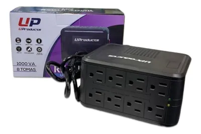 REGULADOR DE CORRIENTE 1000VA 300W 8 TOMAS UP
