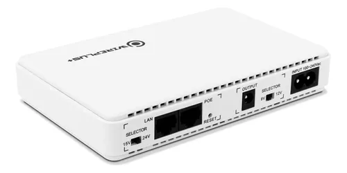 MINI DC UPS 21W 2200MAHx4 120V/AC WP-MINI-21W PUERTO POE 15V SALIDA DC 9V WIREPLUS+
