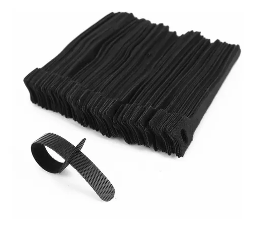CINTA VELCRO PARA CABLE DE RED 12x200mm (100u) STC-VCT