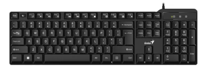 TECLADO GENIUS RS2 KB-100X SP USB NEGRO