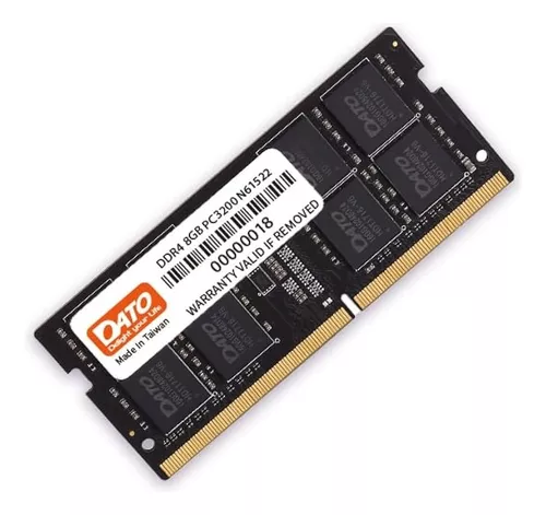 MEMORIA DATO DDR4 8GB 3200MHZ PARA NOTEBOOK DT8G3DLDND16