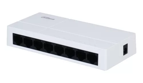 SWITCH 8 PUERTOS DH-PFS3008-8GT-L DAHUA GIGABIT