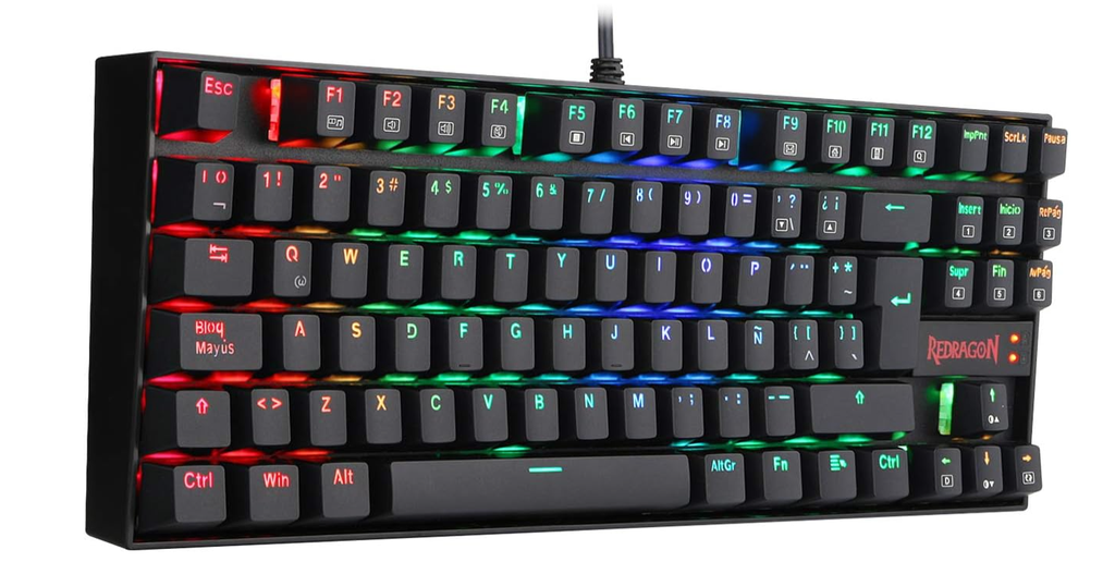 TECLADO MECANICO KUMARA REDRAGON K552RGB-1 SPS-BLUE