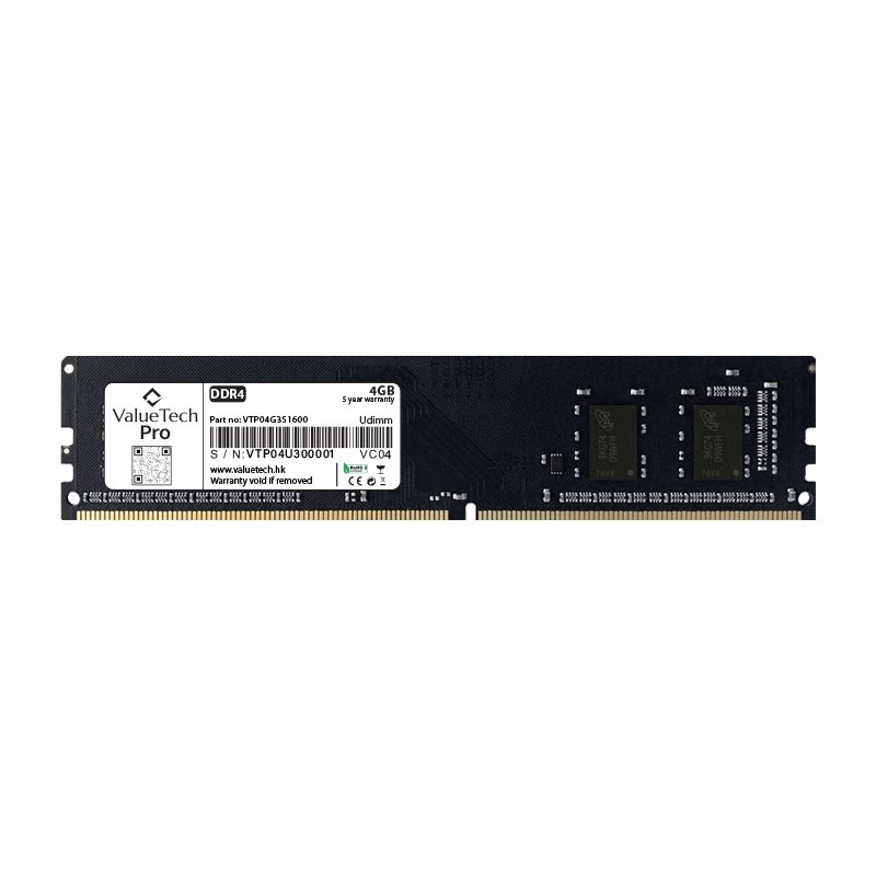 MEMORIA DDR4 4GB VALUETECH PC 2666mhz. V013