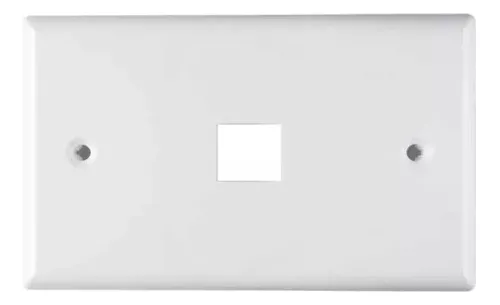 FACE PLATE 1 PTO LISO QNET