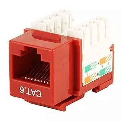 COUPLER CAT6 ROJO QNET