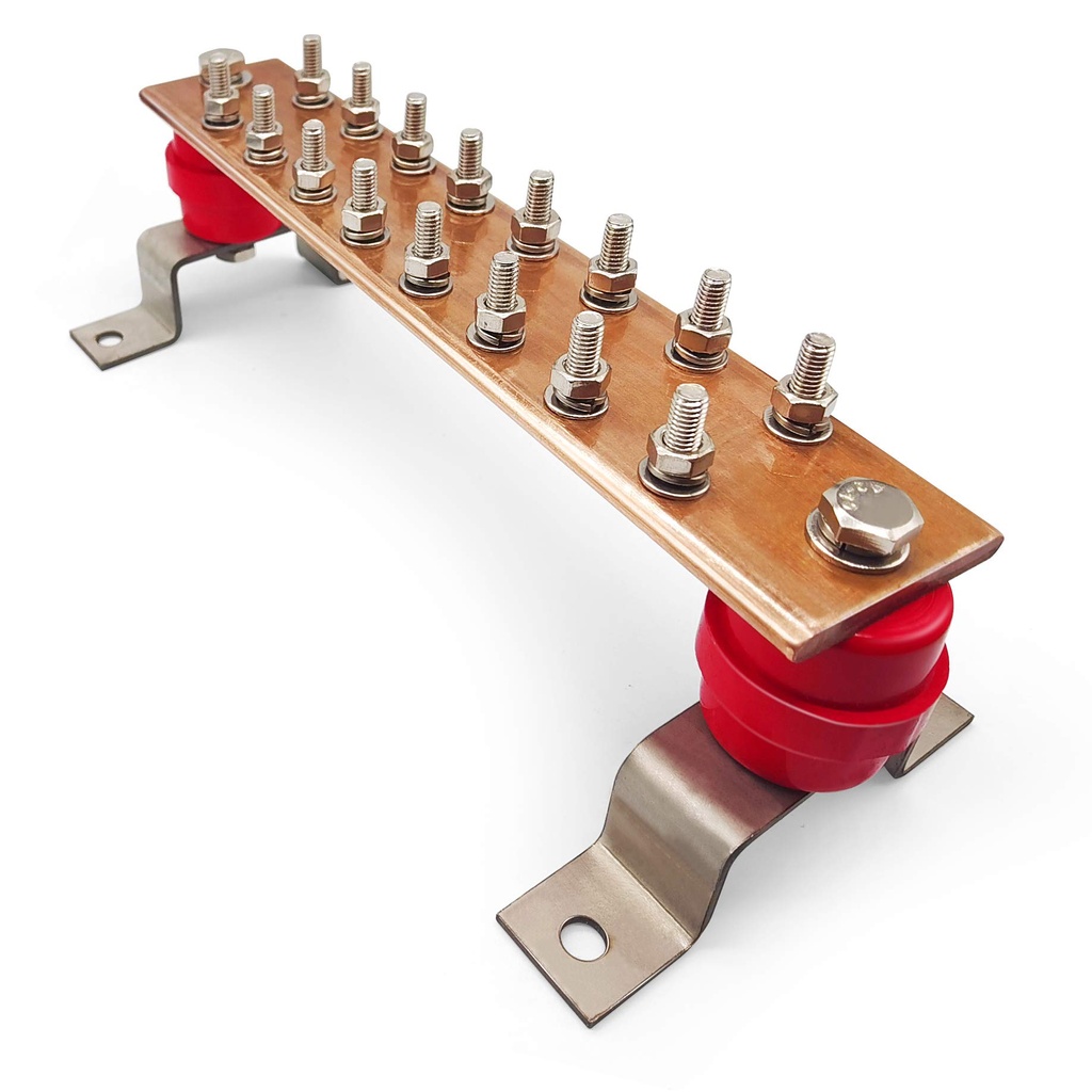 BARRA DE TIERRA 19" C/TORNILLOS QNET