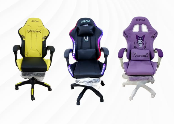 SILLA GAMER CON DISEÑO UPPOMI