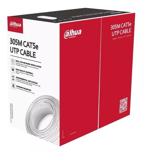 CABLE UTP CAT5E DAHUA DH-PFM920-5EUN 100% COBRE INTERIOR