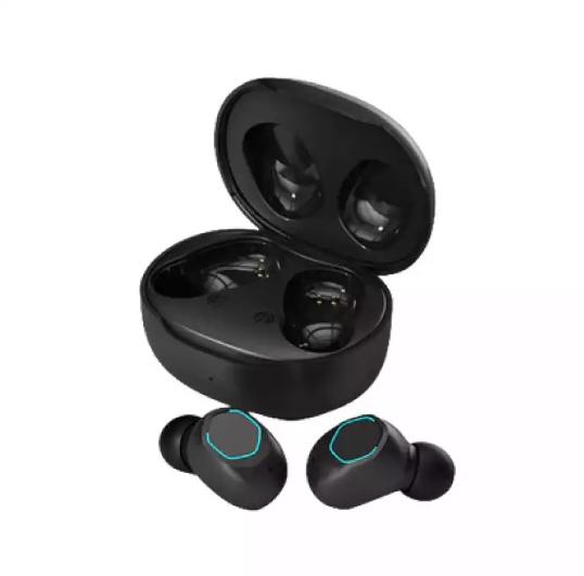 AUDIFONOS SPIDERTEC INALAMBRICOS M20 C/ESTUCHE BLUETOOTH 5.2 NEGRO M20-B