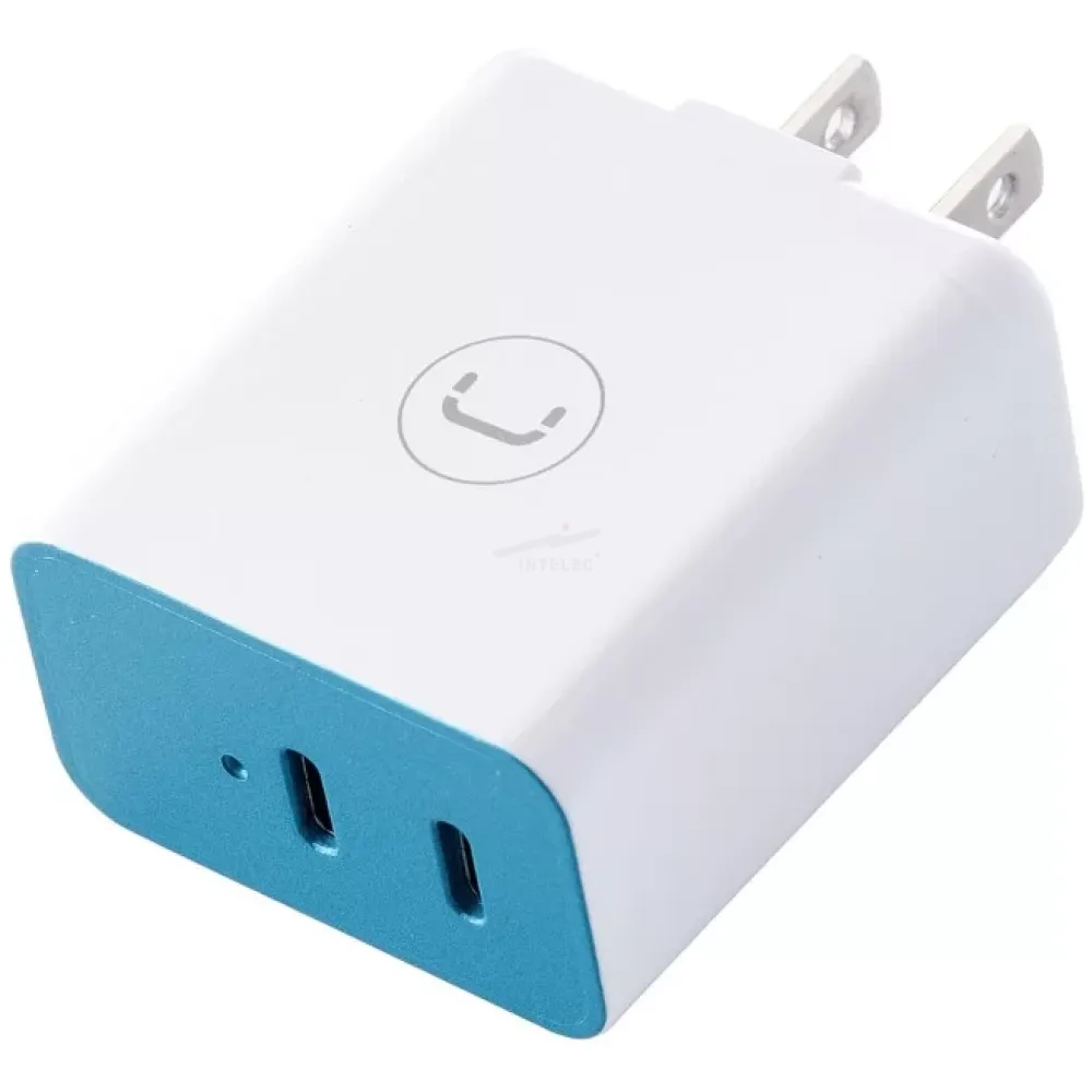 CARGADOR PARED UNNO TEKNO 2 PUERTOS USB-C 3.4AMP PW5058WT