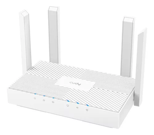 ROUTER CUDY WR1300E WIFI AC1200 DUAL BAND 3 PUERTOS GIGABIT 1000/100/10 Mbps 4 ANTENAS