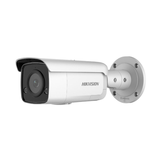 CAMARA TIPO BULLET IP 4MP PoE ANTICORROSION PROTECCION NEMA 4X DS-2CD2T46G2-4IY ACUSENSE INTEMPERIE IP67 SMART IR 80M