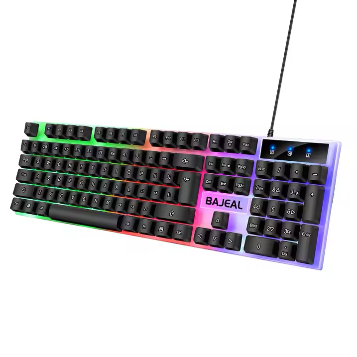 TECLADO GAMER BAJEAL K35 LUCES 7 COLORES
