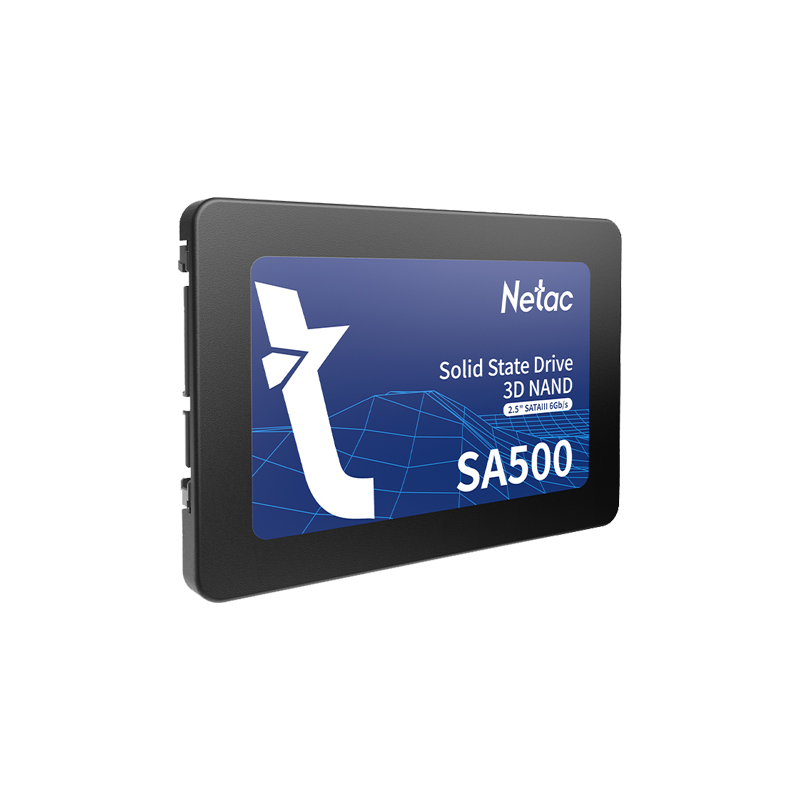 DISCO DURO SOLIDO NETAC 256GB SSD 2.5" SATA III 6GB/S 3D NAND NT01SA500-256-S3X