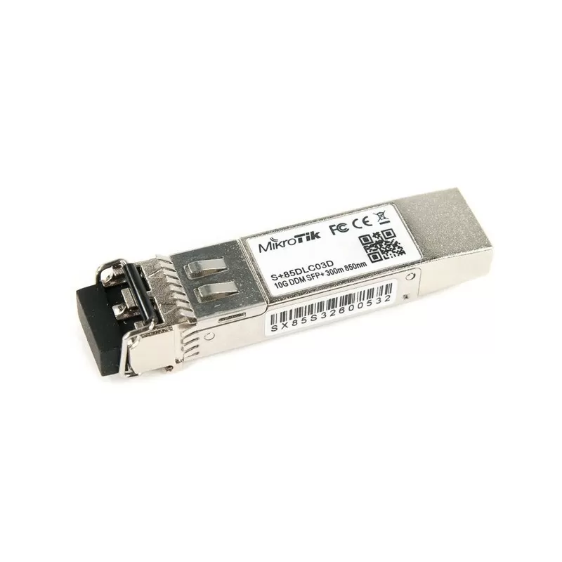 TRANSCEPTOR MiniGbic SFP+ 10G LC Duplex para fibra Multi Modo 300mts S+85DLC03D