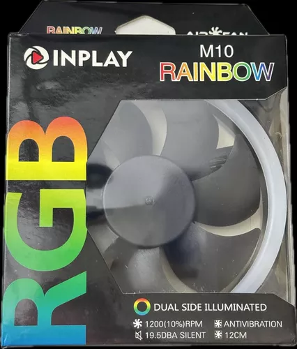 FAN COOLER PARA CPU M10 RAINBOW INPLAY