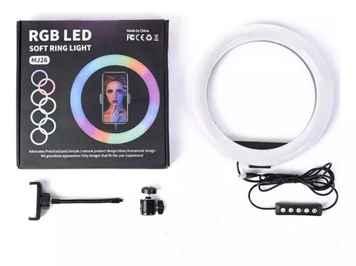 ARO DE LUZ RGB 20CM MJ20