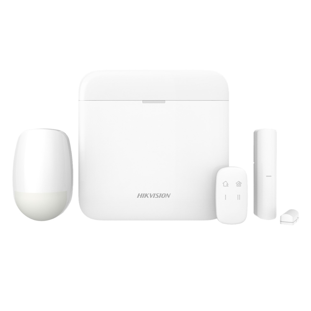 KIT PANEL DE ALARMA INALAMBRICO LAN+WIFI+GPRS 64 ZONAS AXPRO DS-PWA64-KIT-WB HIKVISION