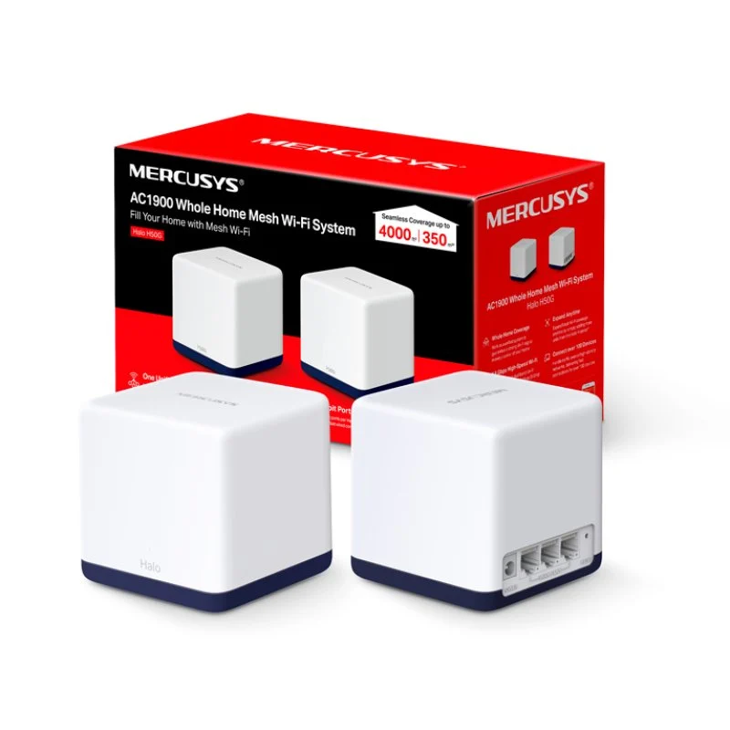 WIFI WHOLE HOME AC1900 2-PACK MERCUSYS H50G2PACK
